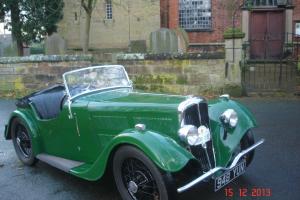 BSA Green Scout Car. Beautiful and Rarely Available Photo