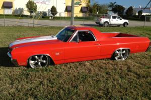 1970 EL CAMINO 454 SS RESTOMOD PROSTREET BAGGED WITH AC 450HP AMAZING AIR BAGS Photo