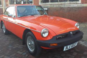 1978 MGB GT 1.8 4 SPEED WITH OVERDRIVE FULL COMPREHENSIVE RESTORATION