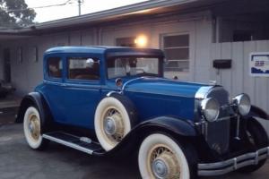 1931 Buick Coupe Classic Vintage Blue Car Photo