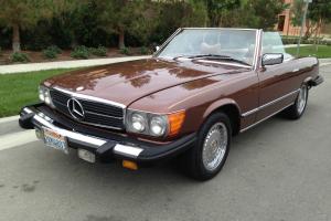 1979 Merdedes Benz 450SL Convertible All brown in and out Photo