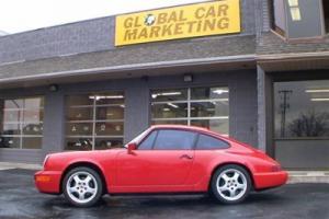 1989-1990-1991-1992 PORSCHE 911-964 CARRERA 4 COUPE, GUARDS RED IN STUNNING COND Photo