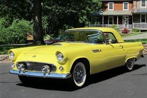 Number One Condition 55 T Bird Goldenrod Yellow #1 292 v8 automatic restored Photo