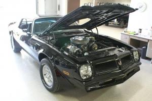 1976 Pontiac Firebird Trans AM, Black, 455 4spd, 400hp, frame-off resto in '08