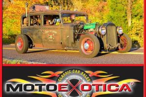 1931 BUICK RAT ROD-PIRATE THEME-V8-HUDSON HEADLAMPS-WIRE WHEELS-AUTO TRANS Photo