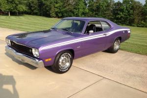 1973 Plymouth Duster 340 4speed Muscle car Plum crazy Purple beautiful car Photo