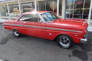 1965 Ford Falcon Torch red 289 Tremec 5 speed Magnum wheels Recent Resto