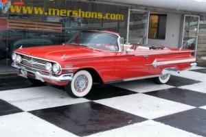 '60 Impala Convertible Red on Red 283 Automatic Photo