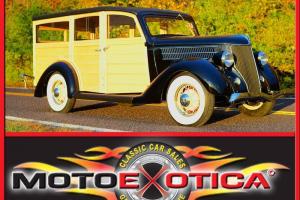 1936 FORD WOODY- FULL RESTORATION - REBUILT FLAT HEAD - GORGEOUS WOOD WORK -LQQK