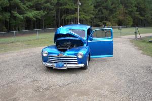1946 Blue Ford Coupe, 2 door, Streetrod, A/C, P/S, Disc Brakes, Exec Condition!