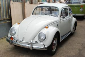 VW 1964 Beetle Saloon LHD 1200cc White MOT'd With Accessories & Original Papers Photo