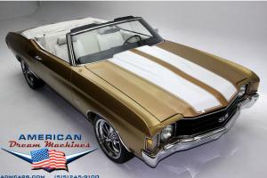 NEW LISTING!!!  SHIMMERING GOLD 1972 CHEVELLE CONVERTIBLE WITH SS OPTIONS AND  G Photo