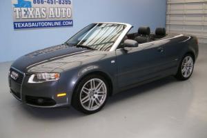 WE FINANCE!!!  2009 AUDI A4 2.0T CONVERTIBLE HEATED LEATHER NAV BOSE TEXAS AUTO