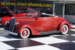 35 Ford Cabriolet 60's Style Hot Rod Drives Great Photo