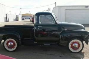 Black 1950 Chevrolet 3100 that is in AMAZING condition!