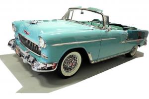 55 CHEVY  OLDER RESTORATION EX SHOW CAR 265 AUTO WIRE WHEELS WIDE WHITE WALLS