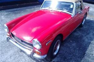 1972 MG CONVERTIBLE 4 SPEED CLEAN RESTORED FIVE YEARS AGO RUNS GREAT GOOD GAS MI