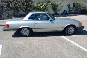 1985 Mercedes-Benz 380 SL-Class Silver Convertible 8 Cylinder Automatic Show Car