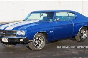 70 SS 4 Speed Low Miles 2 dr Coupe Gasoline 396 V8 Blue