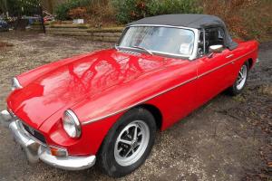 1970 MGB Roadster, was in immaculate condition, sold for spares, flood damaged
