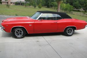 1969 Chevelle SS Convertible 396 Auto Frame On Restoration Photo