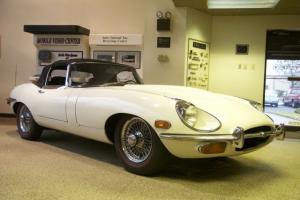 NO RESERVE 1970 Jaguar XKE convertible DHC  White on Red leather great driver Photo