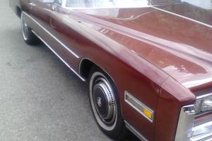1976 Cadillac Eldorado Convertible Claret Red