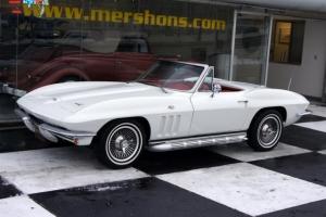 1966 Corvette Roadster Numbers Matching 350 4 Speed