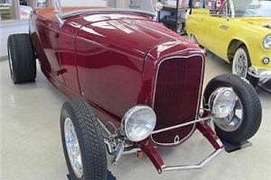 Hot Rod 32 Roadster Highboy all steel Crate 350 SBC V8 Automatic Low Miles 2 dr Photo