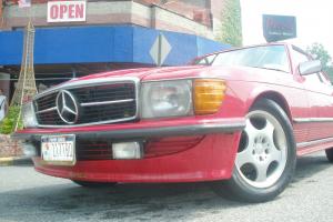 1984 Mercedes Benz RED Convertible 500SL European Edition 6,8k milleage only!