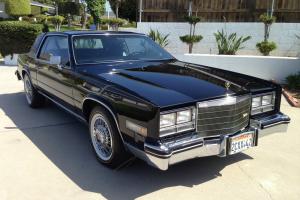 1983 CADILLAC ELDORADO - Black on Black with Gold Package - Mint Condition Photo