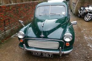 EXTREMELY ORIGINAL AND RESTORED 1956 SPLIT SCREEN MORRIS MINOR Photo