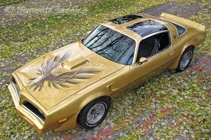 1978 Pontiac Firebird Trans Am Shaker Hood T-tops 6.6L 400 engine Bandit in GOLD