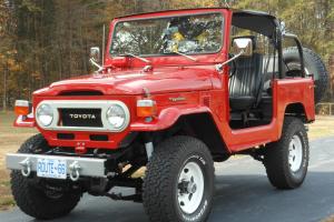 Restored, Red classic FJ40 with high quality upgrades!