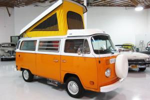1974 VW Westfalia Pop Top Camper Van - Beautifully Restored - Rust Free CA Van!! Photo