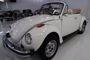 1979 VOLKSWAGEN SUPER BEETLE CONVERTIBLE, SERVICE RECORDS DATE BACK TO 1979!
