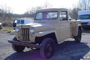 1961 WILLYS 4X4 PICK UP TRUCK 90K ACT. MILES, 6CYL. 4 SPEED COOL OLD TRUCK! Photo