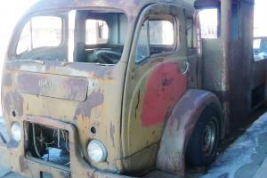 1947 WHITE CAB OVER 4X4 CREWCAB ROD PROJECT Photo