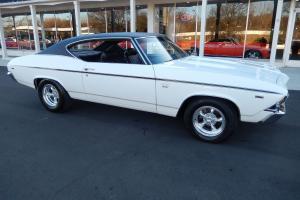 1969 Chevrolet Chevelle SS Dover white buckets with console 12 bolt Recent Resto