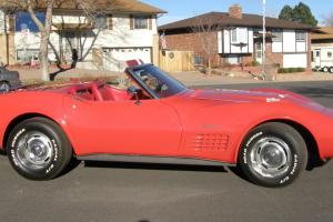 Red Corvette Stingray Photo