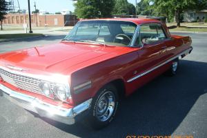 Red '63 Chevy Impala, 2 dr. hardtop. Photo