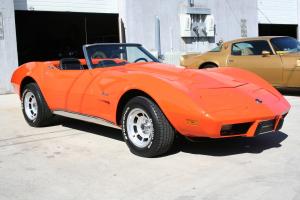 1975 Corvette Convertible Body-Off Resoration 350CI Motor 4-Speed L@@K VIDEO !