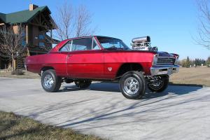 1966 Straight Front Axle Gasser Style NOVA SS, 383 Blower, 660 HP New Mint Cool Photo