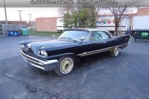 1957 Black! Rare Powerful 345/345 2x4BBL Nice Driver Good Paint Original car