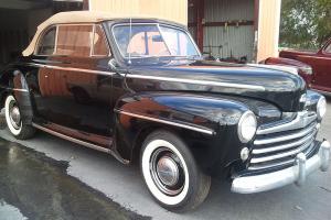 1948 Ford Super-Deluxe 2 Door Convertible BLACK