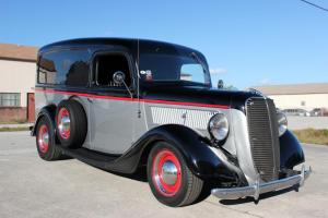 1937 Ford panel truck, street rod, rat rod truck, 1934 ford, fuel injected Photo