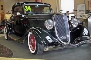 1934 Ford 3 Window Coupe,ALL ORIGINAL STEEL! Photo