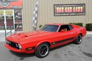 1973 Mustang Real MACH 1 Red with 351 Cleveland Motor - Nice Cond ! Fast ! Photo