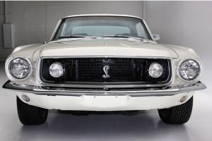 1968 Ford Mustang California special coupe re-creation. White, blue interior Photo
