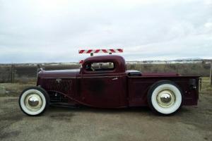1935 Ford Chopped and channeled pickup.... OLD PATINA LOOK